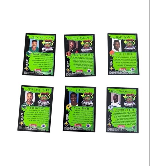 1994 Collector Coca Cola Monsters Of The Gridiron Card Lot 30 Cards - Picture 9 of 9